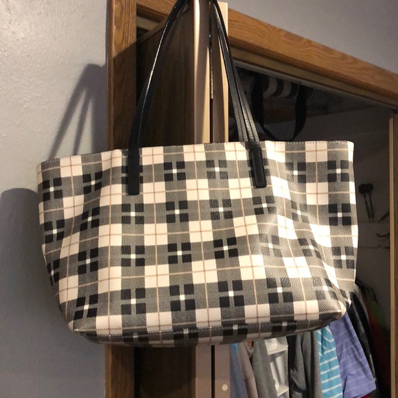 Kate spade plaid tote - Picture 6 of 7